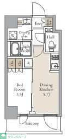 グランカーサ三ノ輪IIの物件間取画像